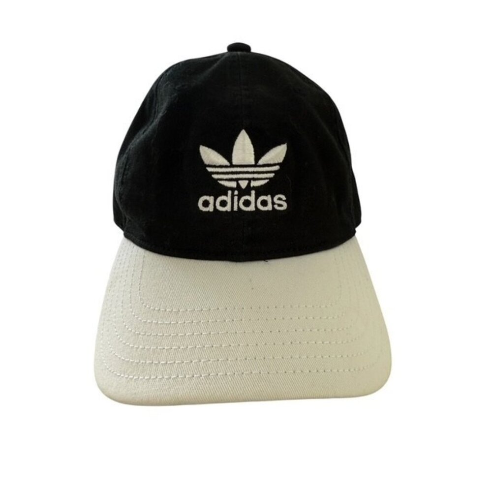 Adidas Originals Trefoil Black White Bill Trefoil Hat Adult A2L001 975950-Z NWOT